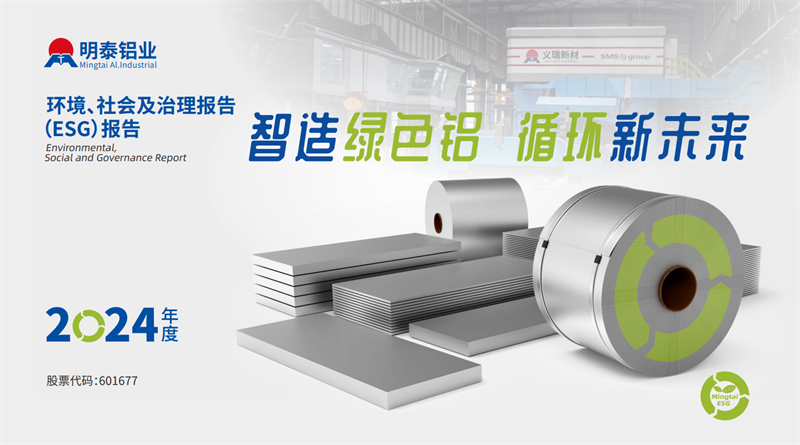 喜報！明泰鋁業(yè)榮膺“2025年度上市公司ESG價值傳遞獎”